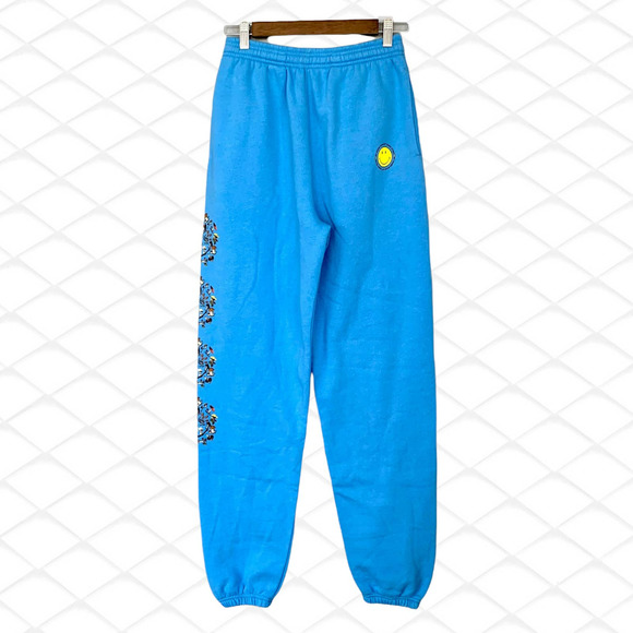 NEW By Samii Ryan Smiley Fantastic Mushrooms Sweatpants Size Small - Picture 2 of 10